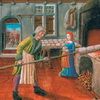 Книжная миниатюра Жана Коломба, Франция, 15 в.