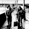 Советская мода, афганская дубленка. Студенты на субботнике, Москва, 1976 год