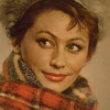 Советская мода, мохеровый шарф, актриса Майя Менглет, 1970-е