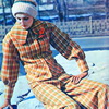  Мода СССР, брючный костюм, журнал Мода стран социализма, модель СССР, 1977 год